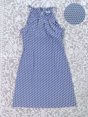 NWOT J. McLaughlin Maria Halter Dress - Equestrian Print